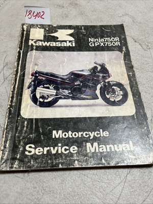 1987 Kawasaki Ninja750R GPX750R Motorcycle Service Manual