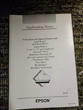 EPSON Application Notes Manual