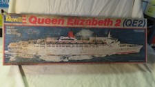 NIB REVELL QUEEN ELIZABETH 2 SHIP (QE2) #5210 1:450 SCALE MODEL IOB