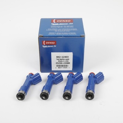 4x Denso Fuel Injectors 23250-22080 Fits Toyota Matrix Chevy Prizm 1ZZFE P0300