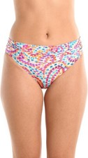 NWOT La Blanca Women's Banded Hipster Bikini Swimsuit Bottom Size 12