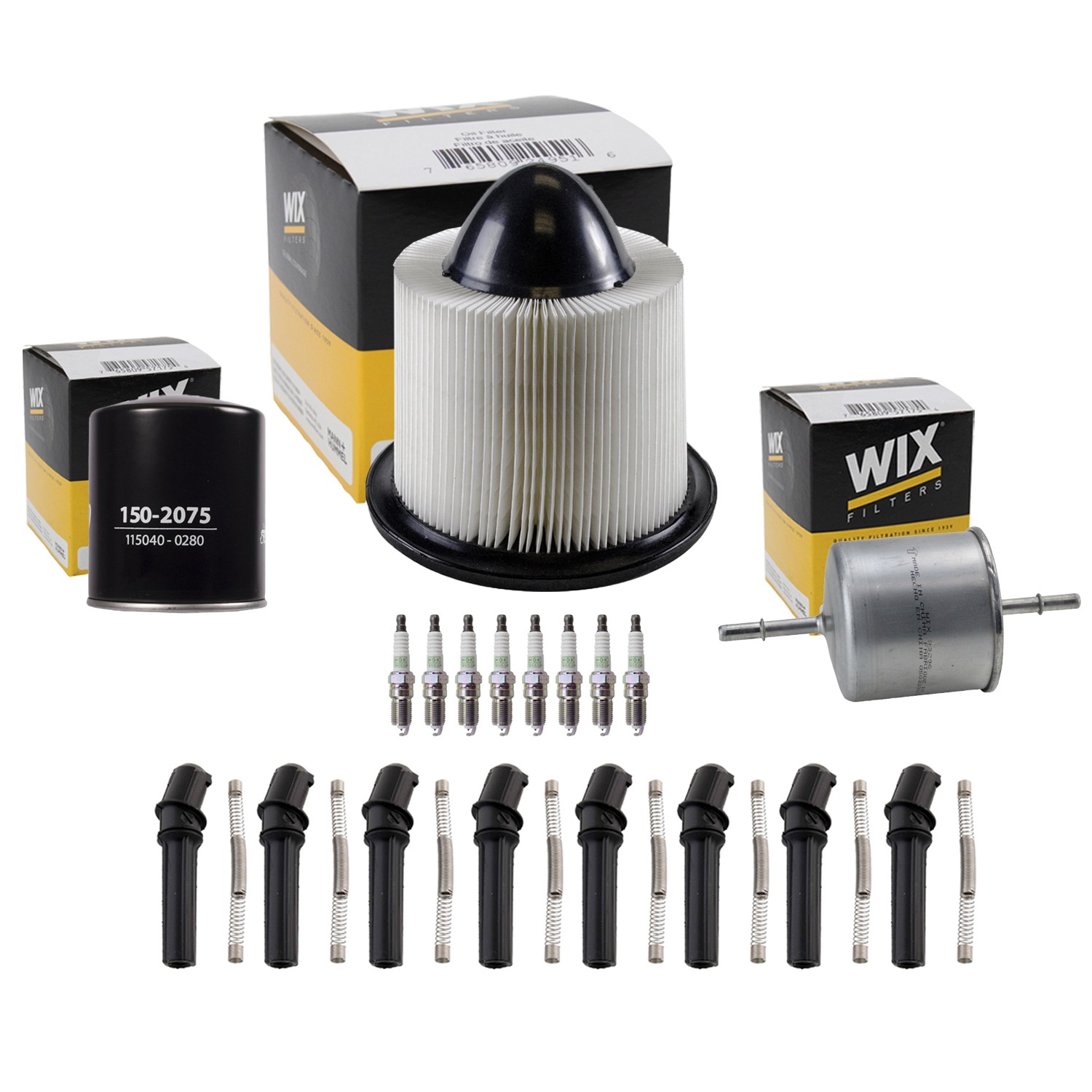 Denso Tune Up Kit NGK 8 Spark Plugs  NGK Boots Kit for E-Series F-Series V8