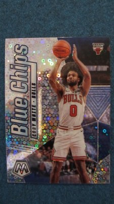 2019-20 Mosaic - Blue Chips #6 Coby White (RC)  [189]