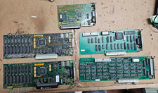 5x Vintage Apple Macintosh II NuBus Cards 630-4179 NI GPIB DIO Asante Ethernet