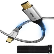 Elecan Uni-Directional HDMI to USB-C Adapter Cable 10 Ft 4K@60Hz 2K 1080P, No...