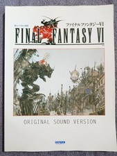 Final Fantasy VI 6 Original Soundtrack Piano Score Sheet Book Musical Doremi JP