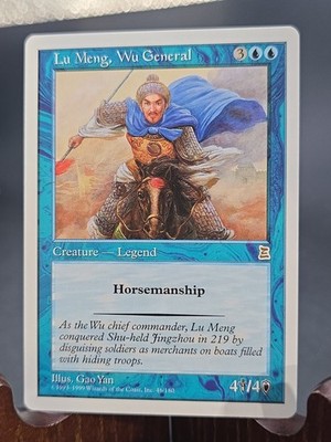 Lu Meng, Wu General Portal Three Kingdoms MTG Regular Lightly Played 