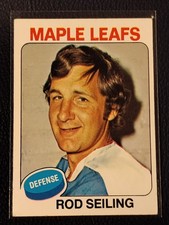 1975-76 Topps Hockey - #229 Rod Seiling - Toronto Maple Leafs VG-EX Condition 