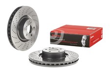 Brembo Front Left Or Right Drilled 360mm Brake Disc Rotor For Mercedes C215 W220