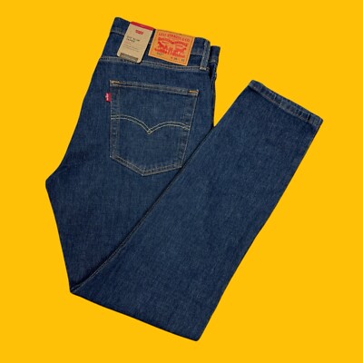 Levi's 512 Jeans Mens Size 36x32 Slim Taper Stretch Medium Blue