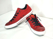 Converse All Star Chuck Taylors Junior Unisex Shoe Size 5 Red Canvas Sneakers