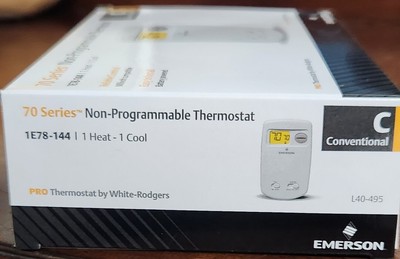 1E78-144 - White Rodgers Single Stage Non-Programmable Thermostat for sale  online | eBay