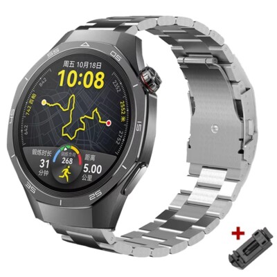 Luxury Titanium Metal Bracelet Strap For HUAWEI WATCH GT5 Pro GT4 46mm/Ultimate