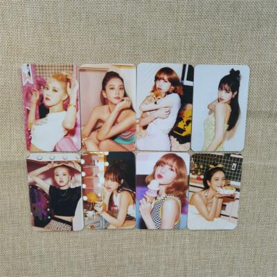 Kpop BP Bpink 2021 Summer Diary Paper Photo Card Self Made Rose