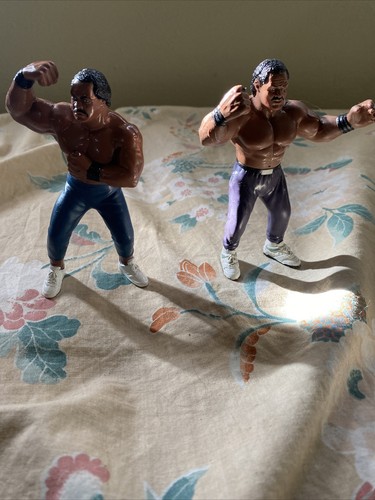 Vintage WCW Galoob Doom Butch Reed & Ron Simmo...