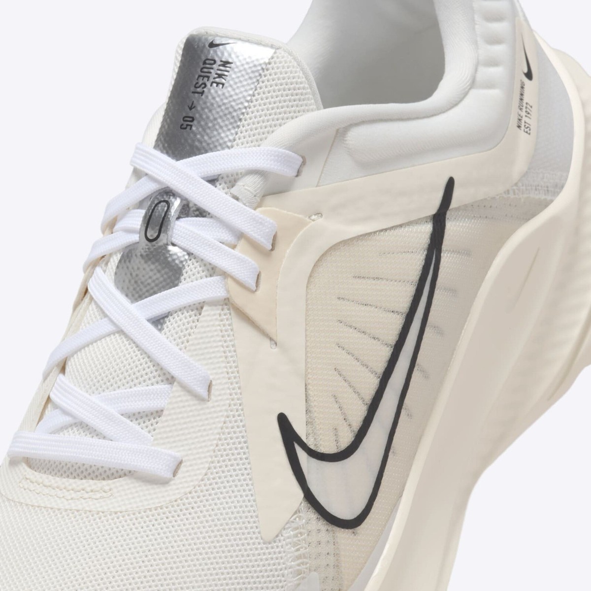 Nike WMNS Quest 5 [DD9291-104] Women Running Shoes Sail