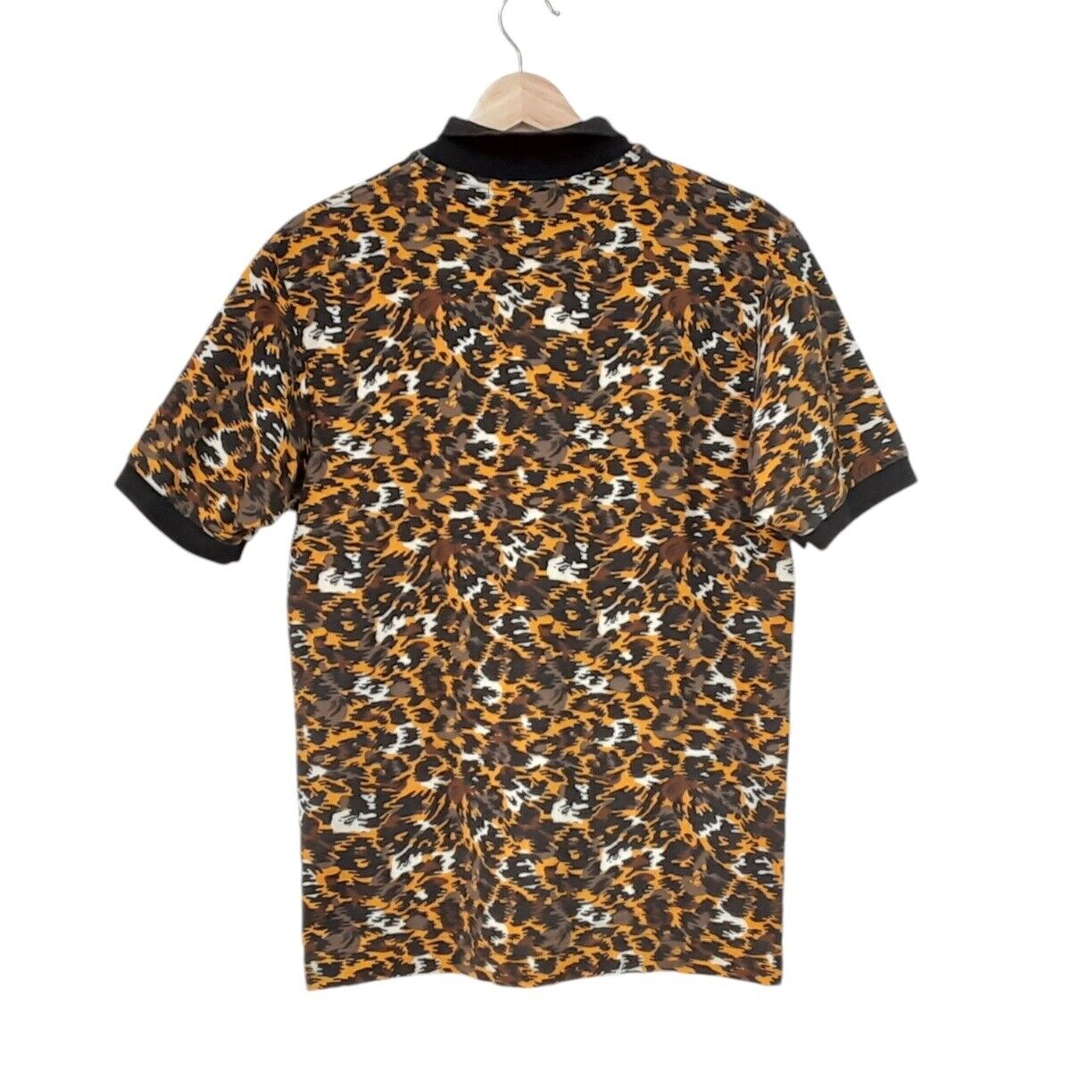 Auth A BATHING APE - Black Dark yellow Multi Men's Polo Auth A BATHING APE - Black Dark yellow Multi Men's Polo