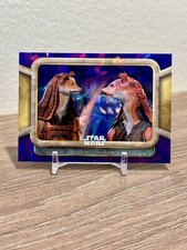2024 Topps Sapphire Star Wars Episode 1 /125 Purple 18 An Unwelcome Return