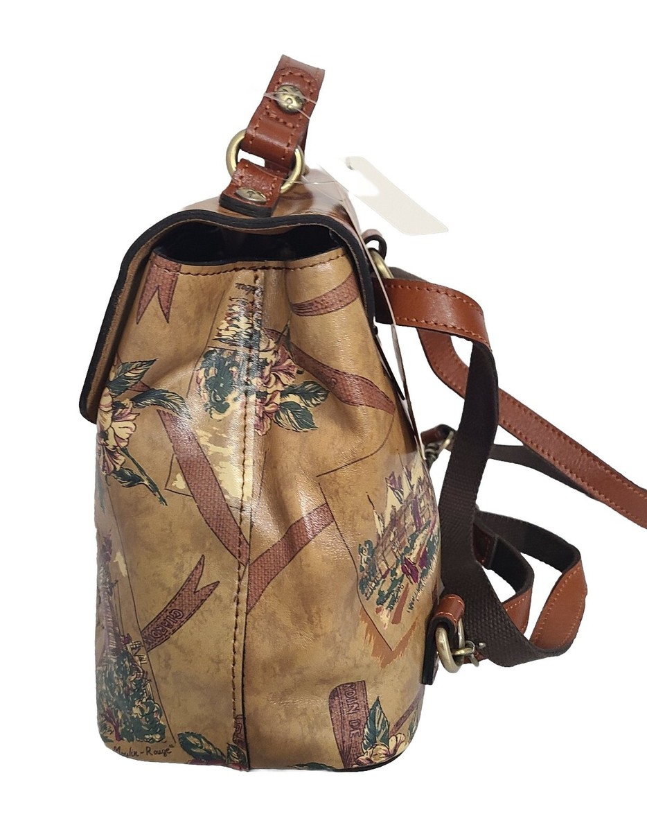 Patricia Nash Sinclair Leather Convertible Backpack Bag-My  display picture 3