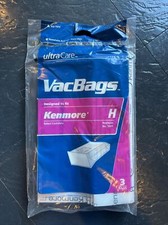 Ultra Care VacBags Kenmore Type H Canisters 5045 Vacuum Bags NEW SEALED