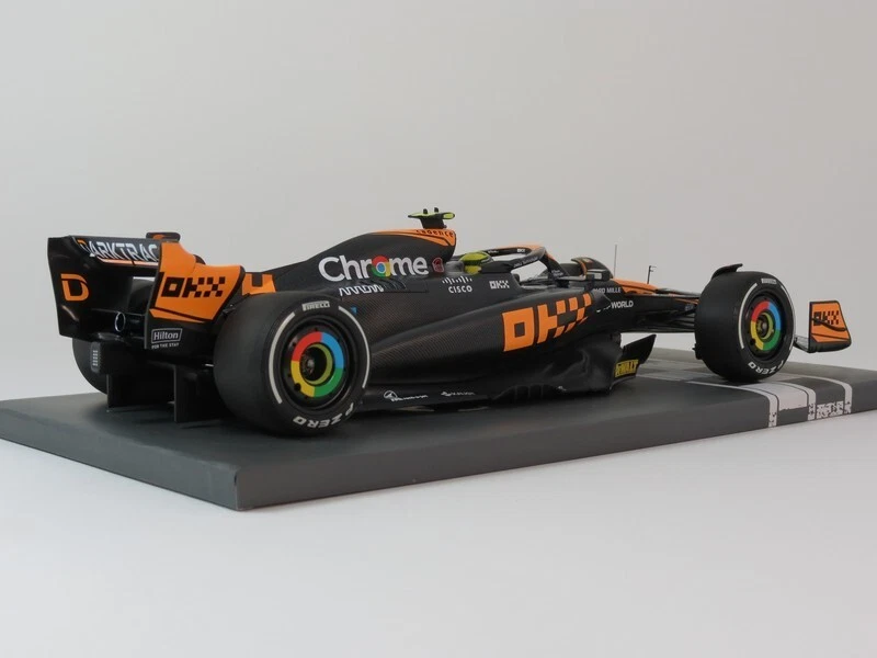 Minichamps F1 Mclaren MCL60 #4 Lando Norris 2nd Japanese GP 2023 1/18 537233504 - Immagine 3 di 4