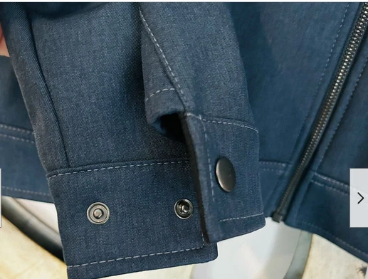 KIRKLAND MEN PERFORMANCE SOFTSHELL WATER RESISTANT STRETCHJACKET(BLUE HTR XL)NWT - Image 3 of 3