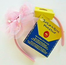   Build a Bear BABW - PINK TULLE HEADBAND - Sequins and gem, NEW w/ tags