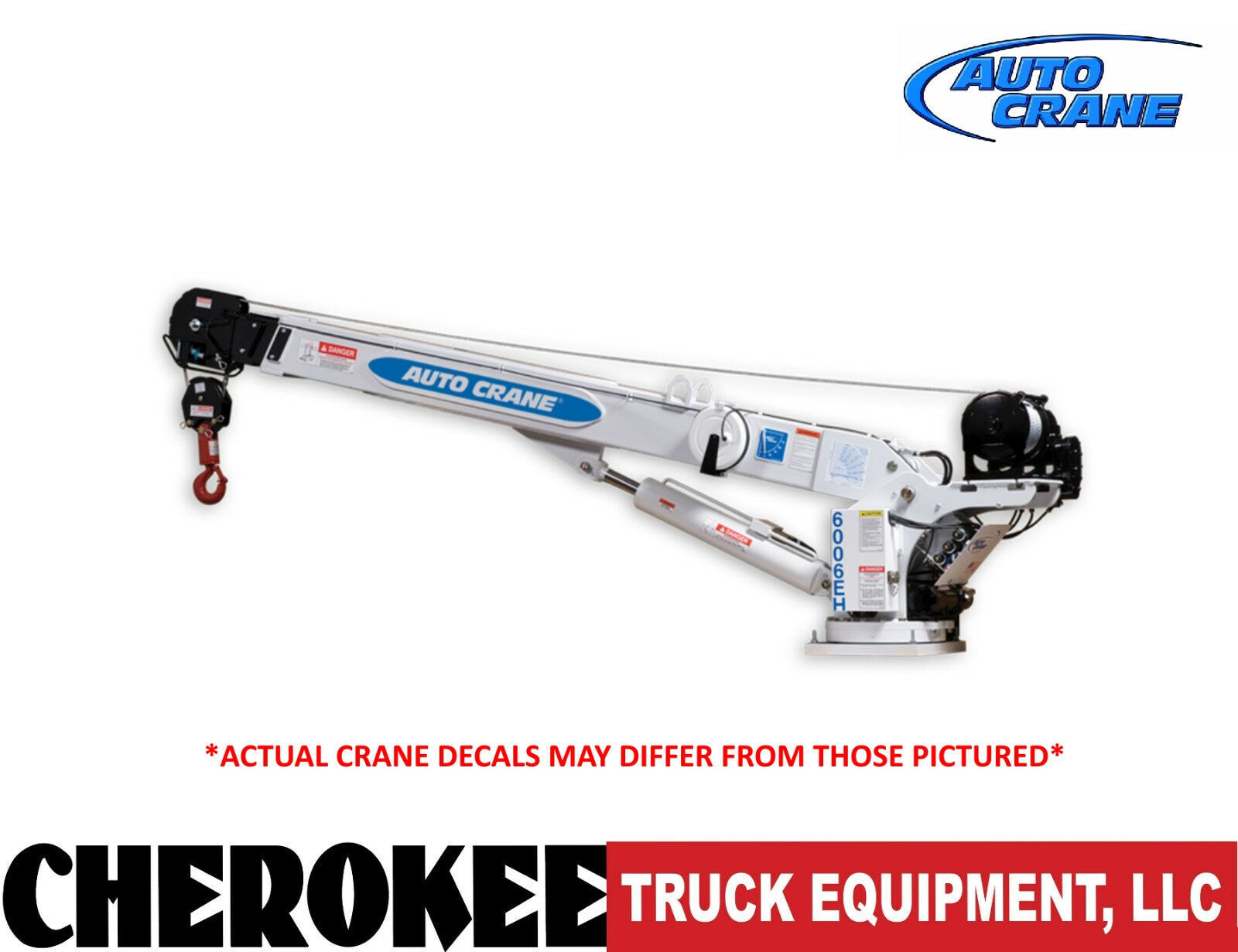 Auto Crane 366780002, EHC6 Electric/Hydraulic Crane, 6,000 lbs., HW