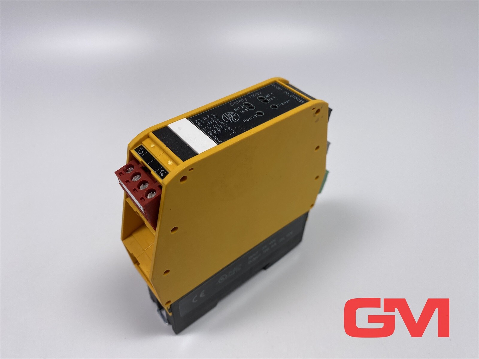 ifm Sicherheitschaltgerät G1503S safety relay 24VDC 100 mA Sicherheitsrelais