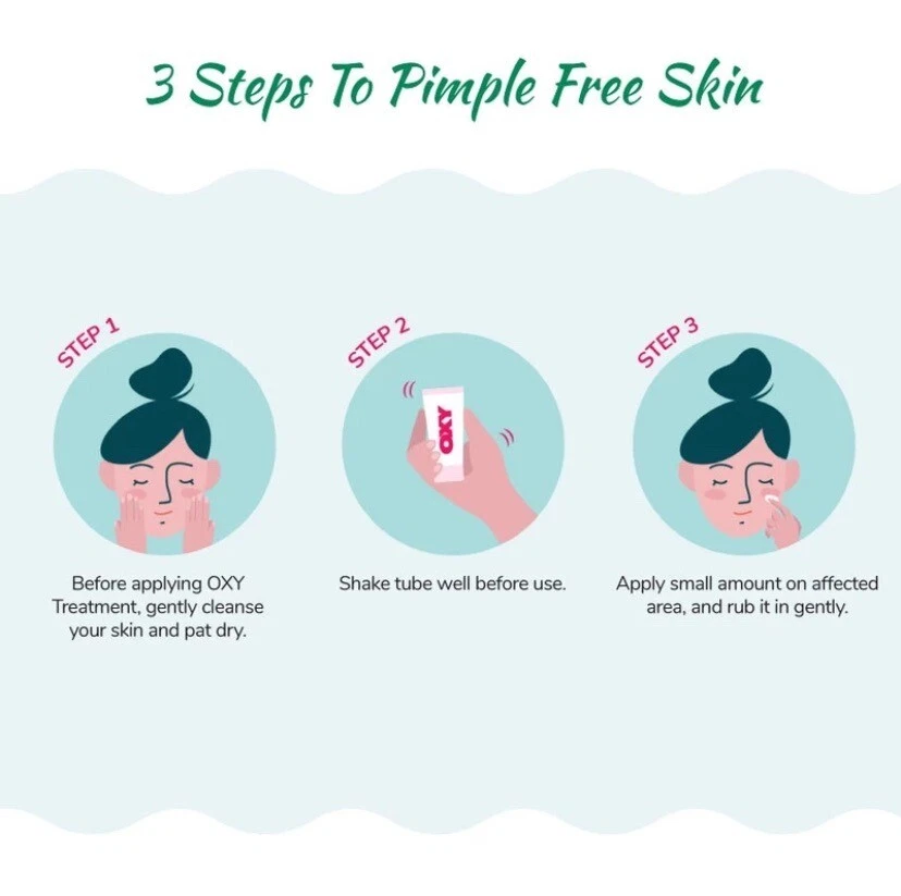 ￼Oxy 10 AcneTreatment Lotion Benzoyl Peroxide 10% (25g) - Image 4 of 4