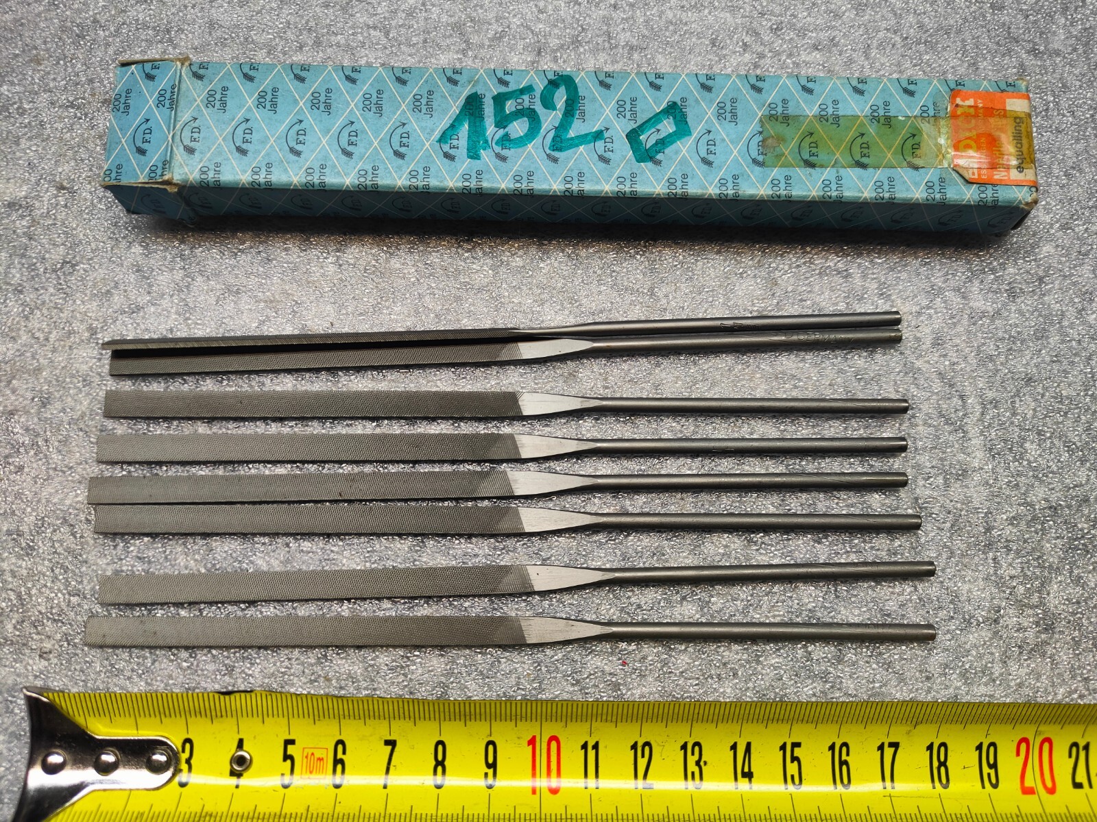 Set 8 Lime DICK 180mm Taglio 1 - Forma Piatta Precisione Superiore