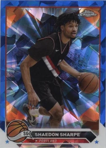 2023-24 Topps Chrome Sapphire Edition - Shaedon Sharpe #71