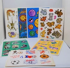 Lot Of 19 Stickers 90's Few 80's Hallmark Gibson Current Big Feats Ent. GGI