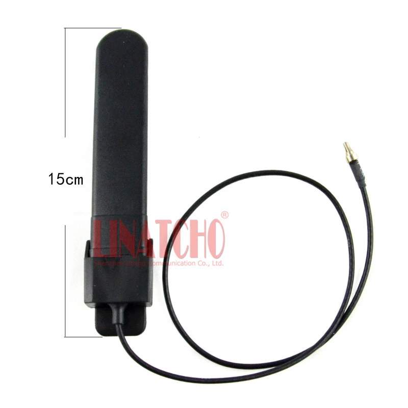 Black 3G Module 1880-1920/1990-2170MHZ CRC9 Male Connector External Clip Antenna - Image 2 of 4