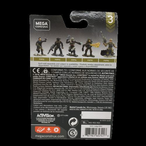 Mega Construx Call Of Duty COD Series 5 Specialist Battery Figure 19 pc Set NEW
