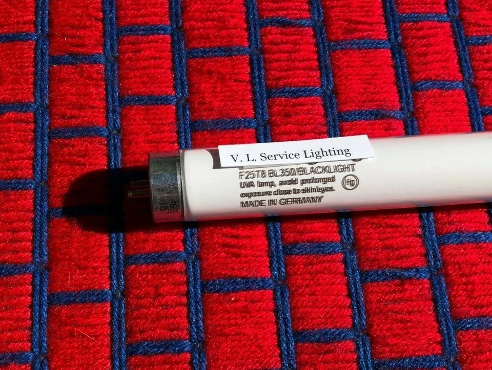 2 BOMBILLAS NUEVAS F25T8/350BL/eco BUG ZAPPER BF75 18" Blacklight 25w F25T8/BL Foto 4 de 4