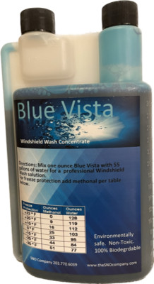 1760 Gallons Blue Vista Windshield washer fluid concentrate. Since 1998.