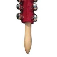 Jingle Rattle Bell Wooden Handle Bell Stick Shaker Hand Jingle Bell Toy For Kids