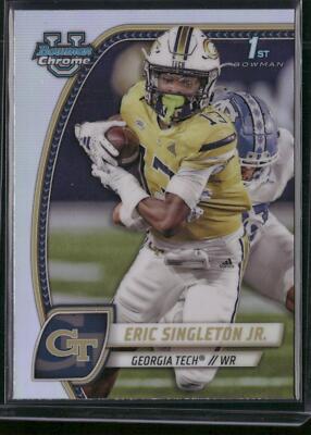 2024 Bowman Chrome University #71 Eric Singleton Jr. Refractor