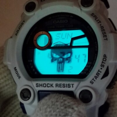 Rare Casio G-SHOCK G7900 Custom The Punisher Marvel 79767434205| eBay