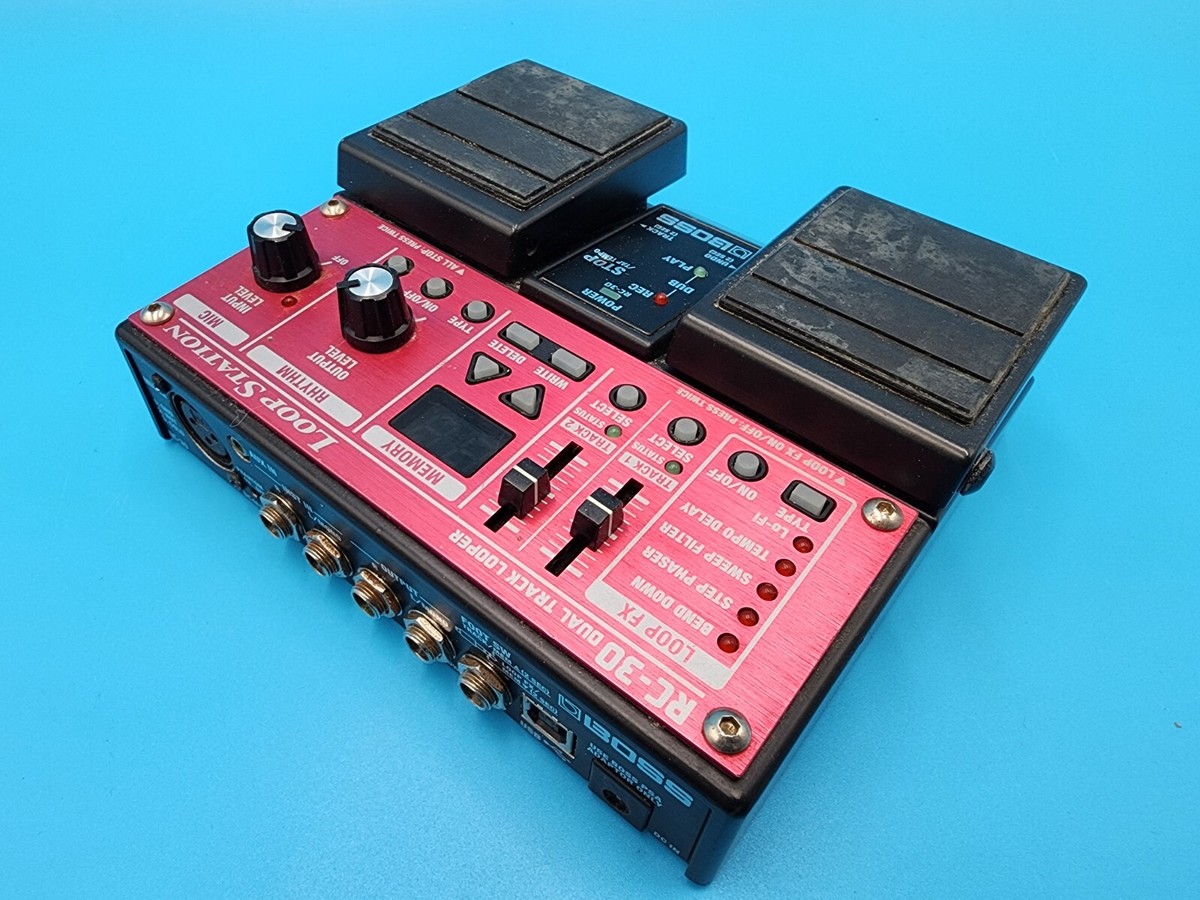 Boss RC-30 Loop Station Phrase Guitar Effect Pedal Twin