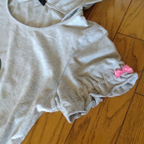 M HELLO KITTY Kawaii orejas de gato camiseta vestido cómodo mezcla de algodón... - Imagen 3 de 6