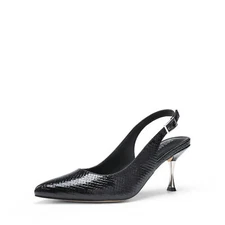 US Women Pointed Toe Slingback Pumps 2.95" Kitten Heels Party Wedding Pumps