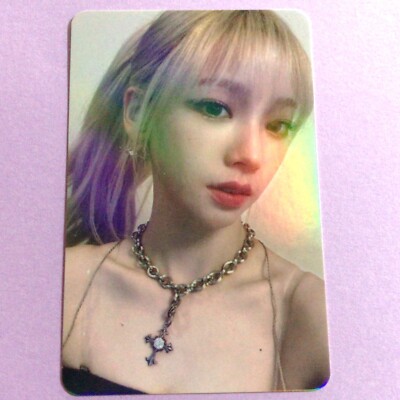 KARINA Aespa TCG 0411 Blonde ponytail with cross necklace Foil