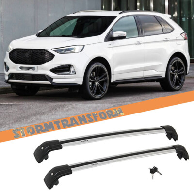 Lockable Roof Rack Rails Cross Bars for Ford Edge 2015-2024