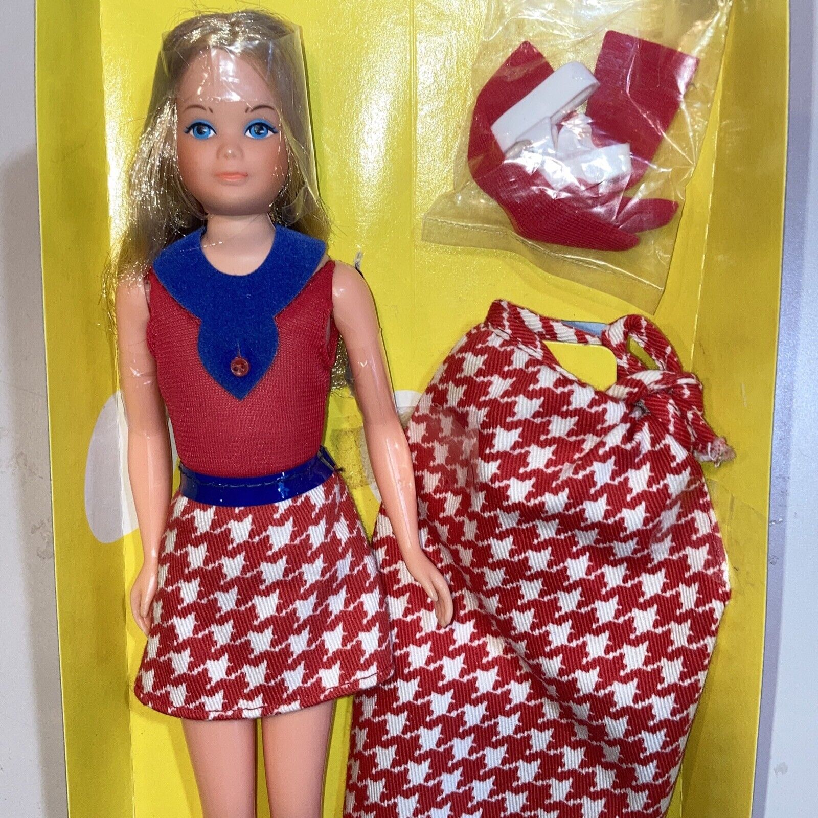 GROWING UP SKIPPER Doll Vintage In Box Unused Original Box And