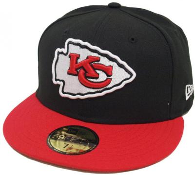 New Era Kansas City Chiefs Black Red 2 Tone Cap 59fifty Fitted Limited Edition
