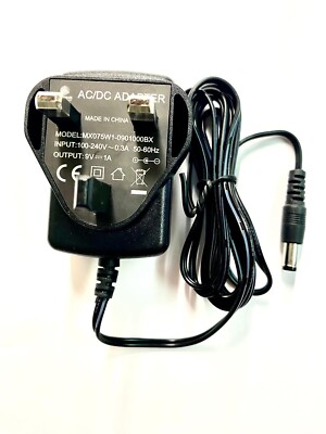9 V DC 1 Ampere Gitarre Netzteil Adapter passt Dod Stomp Box Pedale