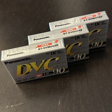Panasonic AY-DVM60EF Mini DV Digital Video Cassette Linear Plus SP 60 Tape Lot