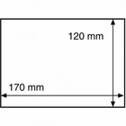 Protective envelope pouches, 170 x 120 mm.